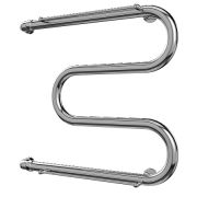 Полотенцесушитель водяной TERMINUS 500*500  М-образный с полкой 32х2  AISI