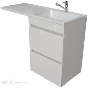 Тумба под раковину над стиральной машиной  ЭММИ ДЖЕРСИ 47,5см