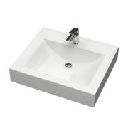 Раковина над стиральной машиной Marrbaxx Шерри ш582*г487*в110мм кронштейн + сифон