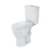 Унитаз-компакт напольный ROSA РИМ г/вып., 2-реж., 3/6 л., а/всплеск сиденье ППР м/лифт 780*345*610мм