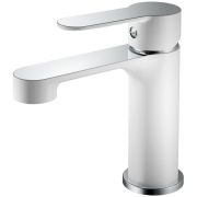 Смеситель для раковины Haiba рычажный белый/хром HB10557-8