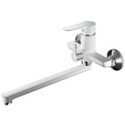 Смеситель для ванны Haiba рычажный белый/хром HB22557-8