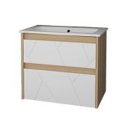 Тумба с раковиной  АСБ ДИАНА «White» подвесная 755*570*470мм