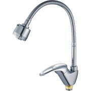 Смеситель для кухни CRON рычажный с гибким изливом CN4303