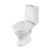 Унитаз-компакт напольный SANTERI ГРАЦИЯ г/вып., 2-реж., 3/6 л., сиденье ППР 358х775х638мм