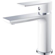 Смеситель для раковины Haiba рычажный белый/хром HB10505-8