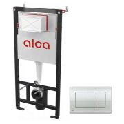 Система инсталляции ALCAPLAST AМ101/1120-0001 для сухой установки+хром. кнопка М-271
