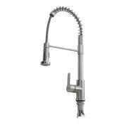 Смеситель для кухни MAGNUS рычажный вытяжная лейка сатин 9250