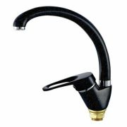 Смеситель для кухни Haiba рычажный черный HB4166-7