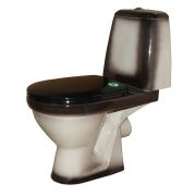 Унитаз-компакт напольный ROSA ПРЕМЬЕР ЧЕРНЫЙ