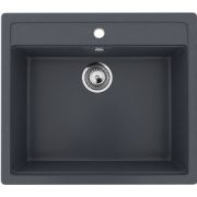 Мойка мраморная ULGRAN U-104-343 антрацит 56*49,5см