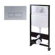 Система инсталляции TONI ARTI TA-01 + кнопка Noche хром матовый TA-0040