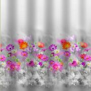 Штора для ванной САНАКС Розовые герберы 1800*1800 мм 01-37