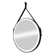 Зеркало LED ZILI DO ГАВАННА BLACK  650*650*40мм