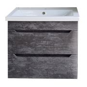 Тумба  с раковиной ЭММИ СТОУН подвесная 600*550*450мм