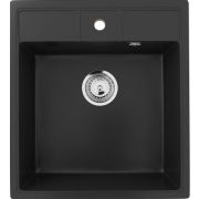 Мойка мраморная ULGRAN U-406-344 ультра черный 50*44,5см глубина чаши 190мм