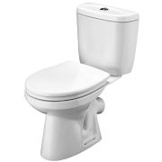 Унитаз-компакт напольный SANTEK АНИМО к/вып., 1-реж., 3/6 л., сиденье ППР 635*380*750мм