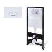 Система инсталляции TONI ARTI TA-01 + кнопка Freto белый глянец TA-0052