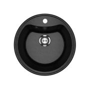 Мойка мраморная ULGRAN U-601-308 черный d 51см 8913