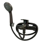 Смеситель для ванны SWES UMBRO 1UMB00-GM рычажный вороненый 0736