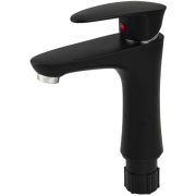 Смеситель для раковины BRIMIX рычажный из  пластика АБС черный 5951