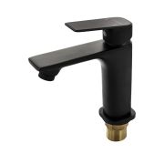 Смеситель для раковины MAGNUS рычажный черный  8404