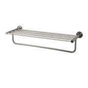 Полка д/полотенец GFmark с опорой нержавеющая сталь, сатин 600*210*120