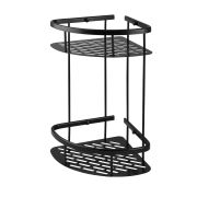 Полка TITAN 350*220мм алюминиевая черная