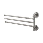 Полотенцедержатель GFmark  рога 3 перекладины нерж. сталь сатин 80132