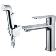 Смеситель для раковины Haiba рычажный с гигиеническим душем  HB12505