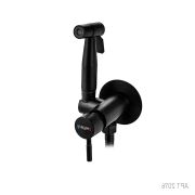 Смеситель MAGNUS с гигиеническим душем черный 2076