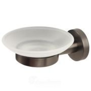 Мыльница АКВАЛИНИЯ Gun gray навесная стекло оружейная сталь