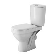 Унитаз-компакт напольный ROSA ДОН к/вып., 2-реж.,3/6 л., а/всплеск сиденье ППР 645*350*865мм