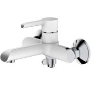 Смеситель для ванны Haiba рычажный белый/хром HB60805-8