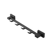 Крючок для полотенец BELZ  четверной черный