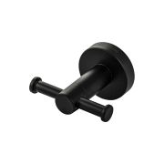 Крючок д/полотенец GFmark двойной черный 82114