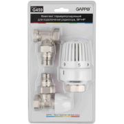 Комплект терморегул. угловой 1/2  для радиатора  G459 «Gappo»