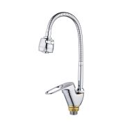 Смеситель для кухни РМС рычажный с гибким изливом SL55-016F