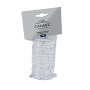 Кольца д/штор в ванную САНАКС пластиковые ПРОЗРАЧНЫЕ 1/12шт