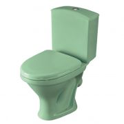 Унитаз-компакт напольный SANTERI ВЕСТ САЛАТОВЫЙ  к/вып., 1-реж., а/всплеск сиденье ППР 660*365*788мм