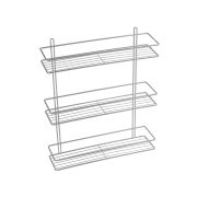 Полка FIXSEN прямая 3-ух ярусная хром  FX-730-3