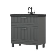 Тумба с раковиной COROZO ТЕРРА  ШВГ: 788*800*440