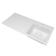 Раковина над стиральной машиной Florentina Аванти R чаша 110 см + кронштейн + выпуск с переливом