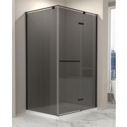 Душевое ограждение ZILI DO L48231L НЕМЕЗИДА BLACK 1200*800*1900 мм 6мм  распашное б/поддон Т06