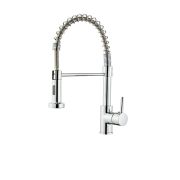 Смеситель для кухни ZILI DO рычажный с гибким изливом сатин 9767