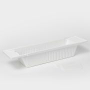 Полка BEROSSI TOYS прямоугольная с бортиком пластик белая 130*160*480мм 1144721