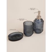 Набор аксессуаров Sima-Land Home 3 предмета (дозатор, мыльница, стакан) стекло 9951827