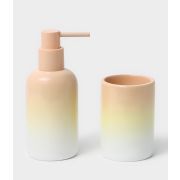 Набор аксессуаров SAVANNA 2 предмета (дозатор, стакан) пластик 9951844