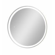 Зеркальный шкаф TORNEO BLACK с розеткой ШВГ: 700*700*150мм