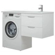 Тумба под раковину над стиральной машиной COROZO АЛИОТ подвесная 60см